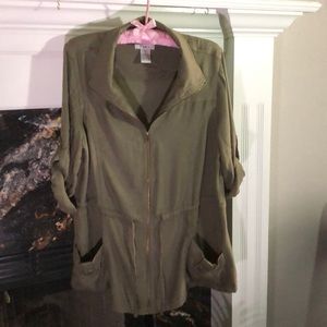Army green jacket
